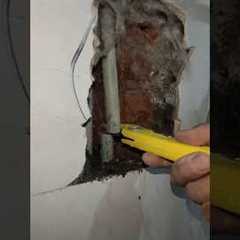 Detecting and Repairing Water Pipe Leaks Behind Walls