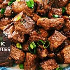 If you love garlic and you love steak, these Garlic Steak Bites will blow your mind!