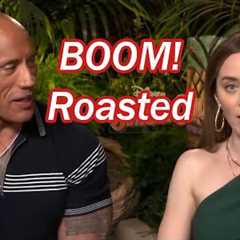 Emily Blunt VS Dwayne Johnson | Roast Battle!