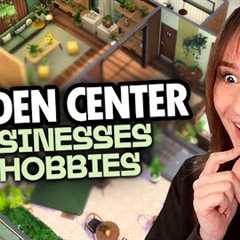 Building a GARDEN CENTER in The Sims 4 Businesses & Hobbies!