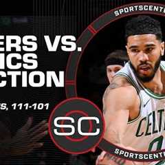 Lakers vs. Celtics REACTION 🍿 Jayson Tatum drops 40, LeBron James leaves early | SportsCenter