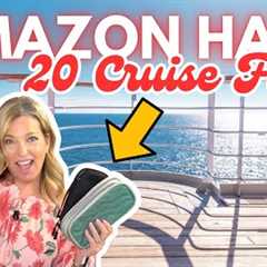 All NEW Amazon CRUISE Haul! You will LOVE these for your next cruise!