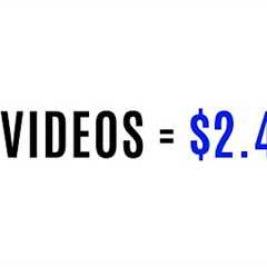 Earn $2.48 PER 5 YOUTUBE VIDEOS Watched - Make Money Online