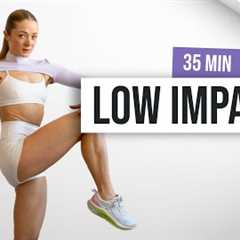 35 MIN *LOW IMPACT* HIIT - High Intensity Home Workout - No Equipment, No Jumping