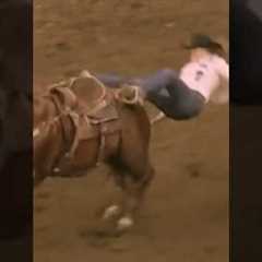 Brittany Pozzi Tonizzi has a huge wreck barrel racing #fypシ #horse #ohno #equestrian #youtube