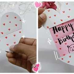 Birthday card idea | Birthday Gift Ideas | Easy happy birthday card | cute gift ideas