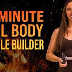 At-Home Full Body Muscle Builder Workout! DUMBBELLS ONLY!