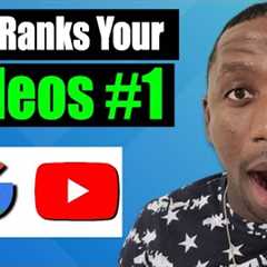 How To Rank Youtube Videos On First Page Of Google (QUICK & EASY)