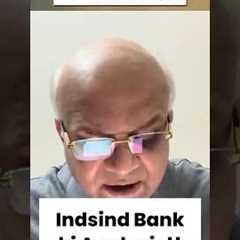 Indsind Bank ki Analysis!! #indusindbanksharenews