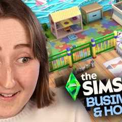 I built a DAYCARE with The Sims 4: Businesses & Hobbies