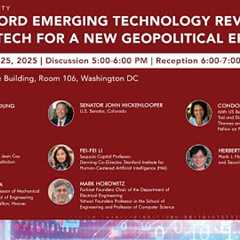 The Stanford Emerging Technology Review 2025: Frontier Tech For A New Geopolitical Era