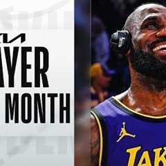 LeBron James Is The Kia NBA Western Conference Player of the Month #KiaPOTM