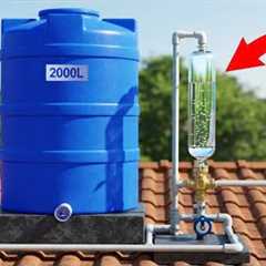 Few people know this secret! Endless free water energy from PVC pipes and cement,  great idea