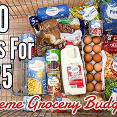 70 Meals For $25 | Quick & EASY Cheap Meal Ideas | Emergency Grocery Budget Shopping | Julia..