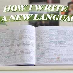 How to write in a foreign language (even as a beginner)