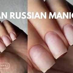 Russian Manicure With Scissors | Dry Manicure After Gel Removal | Real Time No Talking