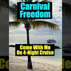 Carnival Freedom Cruise Review #cruise #carnivalcruise #cruiseship