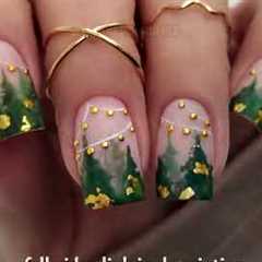 Winter stylish nail art ! #nailart #tutorial #nails #shorts