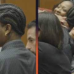 Watch A$AP Rocky Hug CRYING Rihanna After NOT GUILTY Verdict