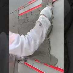 Effective plastering techniques for the huge wall surface #construction #learning #innovation