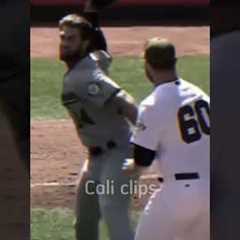 Bryce Harper fight vs Giants #trending #shorts #tiktok #fypシ #mlbb #goat #sports #cold #fight #nats