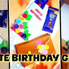 How to make birthday card for BF|Chocolate gift idea|#birthday #gift