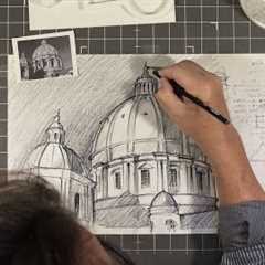 Sketch St. Peter’s Basilica with Professor Mark Keane