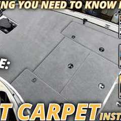 Everything You Need to Know for Installing Carpet on a Boat