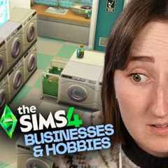 I built a *LAUNDROMAT* in The Sims 4: Businesses & Hobbies