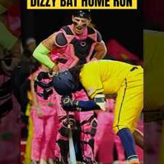 Dizzy bat home run #shorts #baseball #homerun #savannahbananas #dancing #dizzybat #mlb