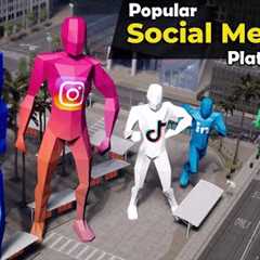 Social Media platform Scaled by monthly Active Users | Most popular social media platform