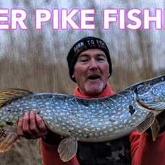 Pike fishing with deadbaits the last week of the river season