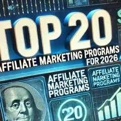 Top 20 Affiliate Programs for Beginners & Experts in 2026 || Make Money Online Earn Passive..