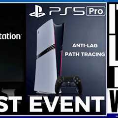 PLAYSTATION 5 - NEW BIG PS5 PRO GAME UPDATE - PATH TRACING, ANTI-LAG AND MORE ! / SONY FIRST EVENT…