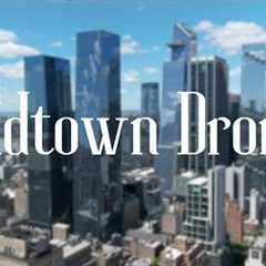 Midtown NYC Drone Footage - Hudson Yards, Luxury Real Estate, The New Yorker, Empire State