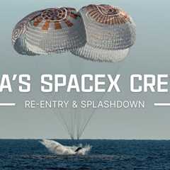 NASA’s SpaceX Crew-9 Re-Entry and Splashdown