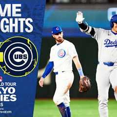 Dodgers vs. Cubs Tokyo Series Game Highlights (3/18/25) | MLB Highlights