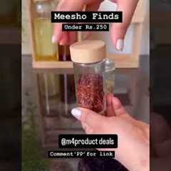 Meesho Finds Under ₹250 | Affordable Storage Jars with Rack