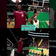 All POVs of LeBron dunking on Jason Terry #nba  #animation #basketball #lebronjames