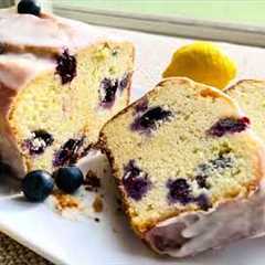 Blueberry Lemon Pound Cake Recipe | Moist, Zesty & Irresistible! เค้กบลูเบอร์รี่