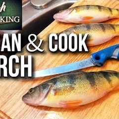 FAST Method-Clean and Cook Perch | ROUGH COOKING RECIPE | CATCH CLEAN COOK