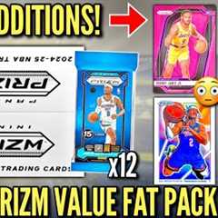 THE BEST PRIZM RETAIL (BIG ADDITIONS)! 😮🔥 2024-25 Panini Prizm Basketball Value Fat Pack Box..