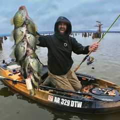 This Stump Field Was LOADED with GIANT SLABS! -- CATCH and COOK Southern Style (Jigs & Bobbers)