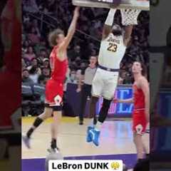 LeBron crazy Dunk #lebron #dunk #lakers #bronny