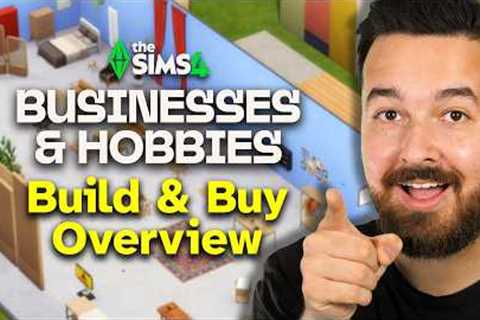 The Sims 4 Businesses &amp; Hobbies - Build Buy Overview
