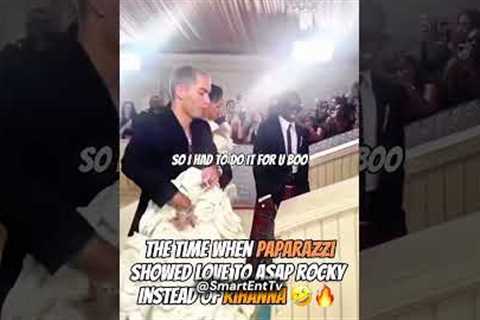 When paparazzi showed love to asap Rocky instead of Rihanna
