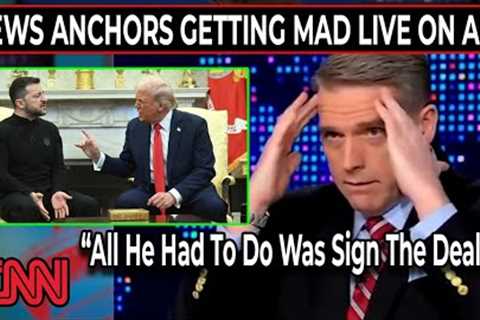 New CNN / MSNBC Meltdown Moments Of Getting Mad At Donald Trump And Zelensky Fight