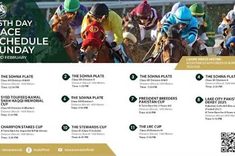 LRC Live  - 27th Day Lahore Winter Meeting 2024-2025 | March 01, 2025 #horse #race #horserace