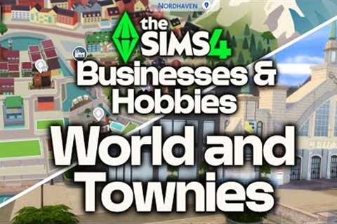 Businesses and Hobbies World and Townies first look! Nordhaven overview