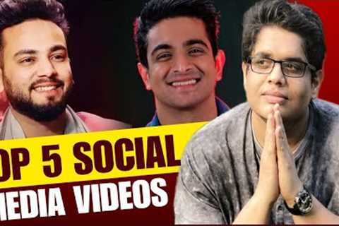 Top 5 Social Media Trending Videos | Tanmay Bhatt | Ranveer Allahbadia | Elvish Yadav